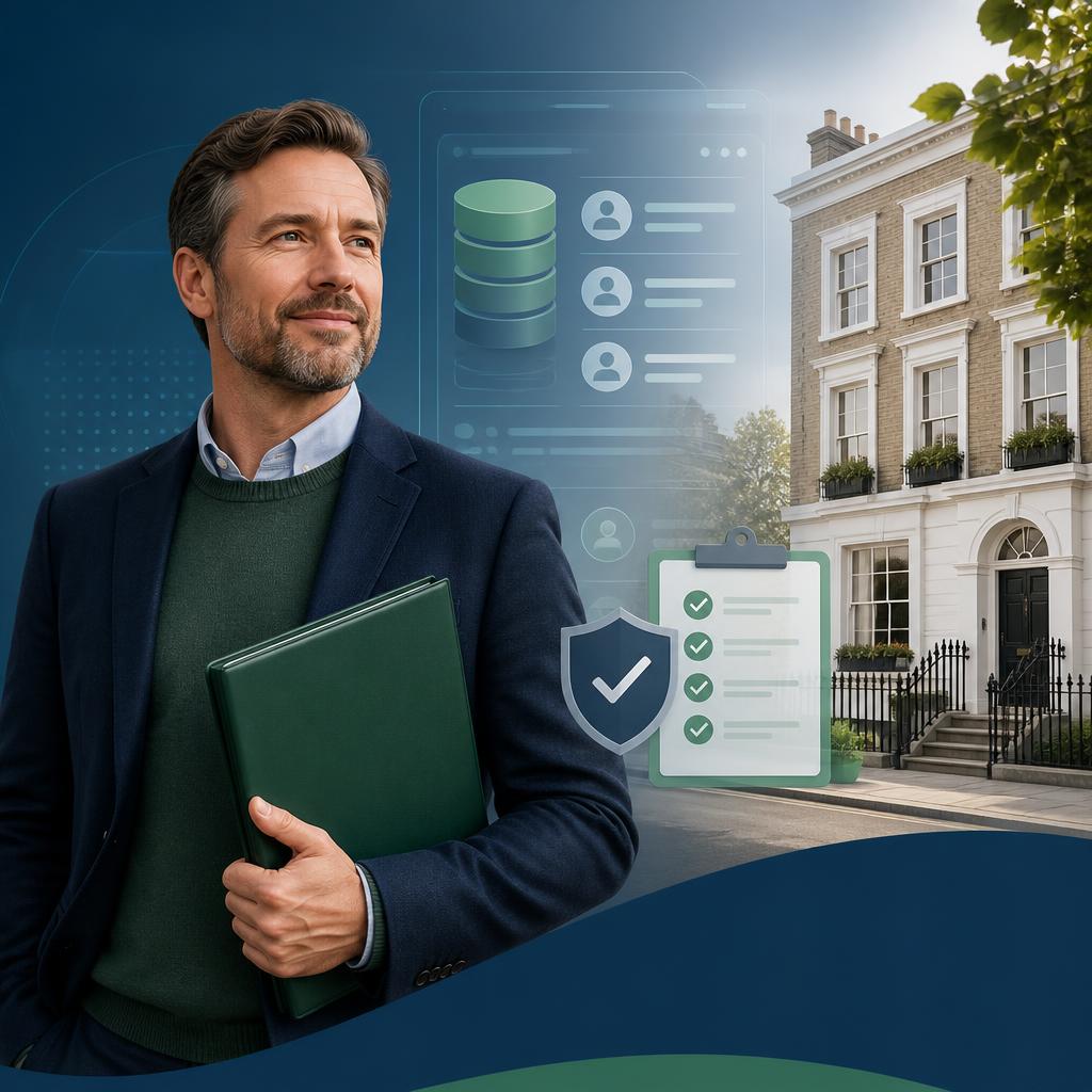 Landlord reviewing registration information for the RRA database